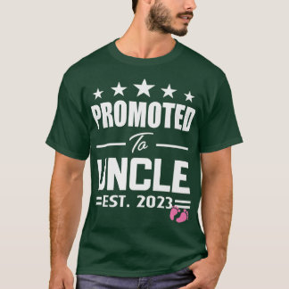 Aangepromoveerd tot oom Het is een meisje Oost 202 T-shirt