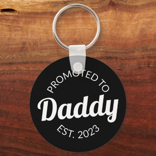 Aangepromoveerd tot papa Oost. 123 Sleutelhanger (Voorkant)