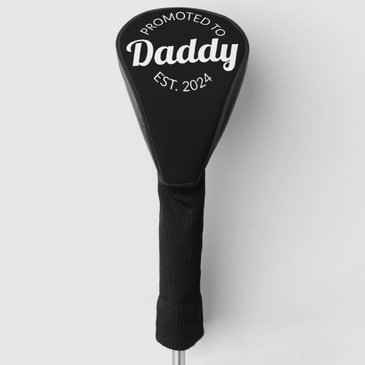 Aangepromoveerd tot papa Oost. 124 Golfheadcover (Voorkant)
