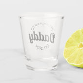 Aangepromoveerd tot papa Oost. 124 Shot Glas (Achterkant)