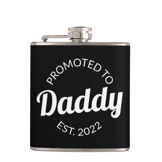 Aangepromoveerd tot papa Oost. 2022 I Heupfles (Voorkant)