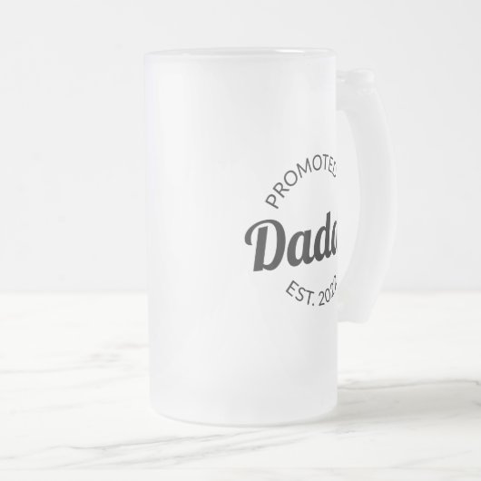 Aangepromoveerd tot papa Oost. 2022 I Matglas Bierpul (Voorkant rechts)