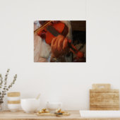 Aangeraakt door de hand van de meester poster (Keuken)