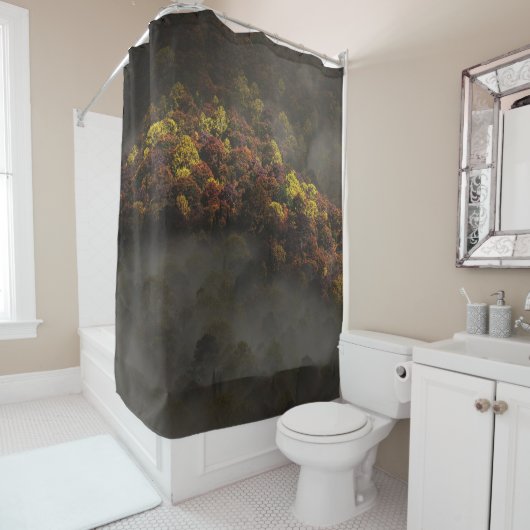 Aangeraakt door de zon douchegordijn (In situ)