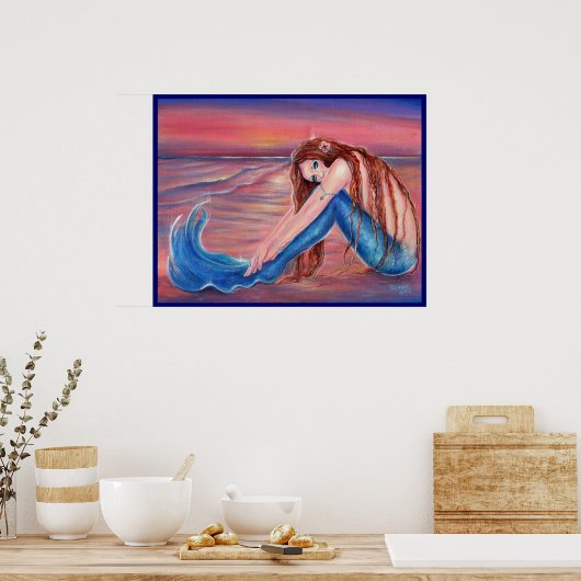 Aangeraakt door het zonnematroos-poster door Renee Poster (Keuken)