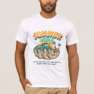 Aangeraakt door zomer magie, zonlicht & ziel t-shirt