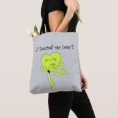 Aangeraakt hart tote bag (Dichtbij)