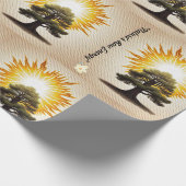 "Aangereden door Natuur" Cadeaupapier (Hoek)