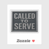 Aangeroepen voor Serve™ LDS Sticker (Vel)