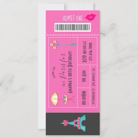 Aangerschapsverlof met de titel "The Birthday Part Kaart (Voorkant)