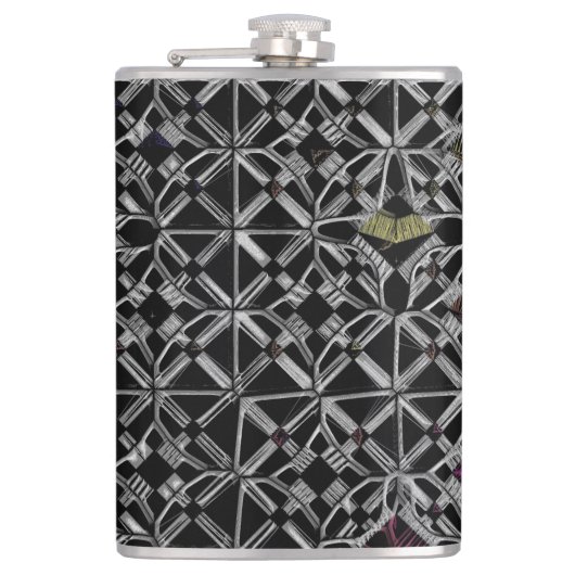 Aangesloten bij de Crossroad Hip Flask Heupfles (Voorkant)