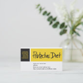 Aangesloten Visitekaartje coach met QR-code (Staand voorkant)