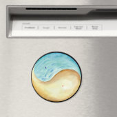 "Aangespoeld en meegesleurd" Mandala magneet (Insitu (Vaatwasser))