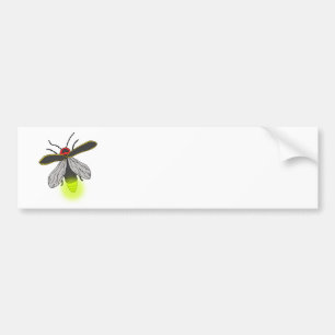 aangestoken de vlucht van het blikseminsect bumpersticker