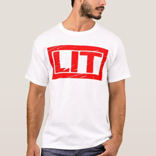 aangestoken zegel t-shirt (Voorkant)