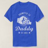 Aangestudeerd aan papa Est 2023 Pap Zwangerschap A T-shirt (Design voorkant)