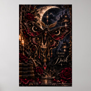 Aangetrokken tot de Duisternis   Gotisch Hemels Mo Poster