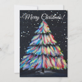 Aangetrokken tot licht feestdagenkaart