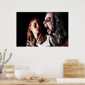 'Aangevallen' door Andrew Gettler Poster (Keuken)