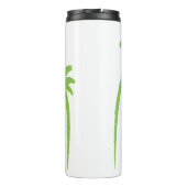 Aangevat Hallo zomerzonneschijn en palmbomen Thermosbeker (Achterkant)