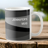 Aangevoed door koffie en spreadsheets - Geometrisc Koffiemok