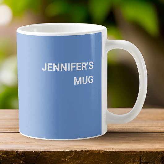 Aangevoed door koffie en spreadsheets - Lichtblauw Koffiemok