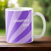 Aangevoed door koffie en spreadsheets - Paarse Koffiemok