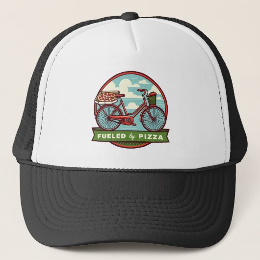 Aangevoed door Pizza Bike Trucker Pet (Voorkant)