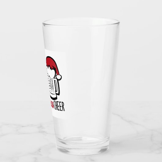 Aangewakkerd door Bier en Kerstmis Cheer Glas (Links)
