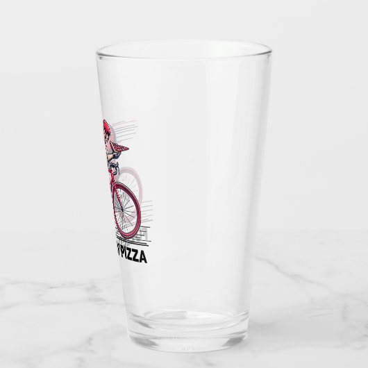 Aangewakkerd door Pizza Cyclist Glas (Links)