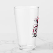 Aangewakkerd door Pizza Cyclist Glas (Rechts)