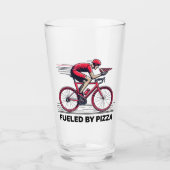 Aangewakkerd door Pizza Cyclist Glas (Voorkant)