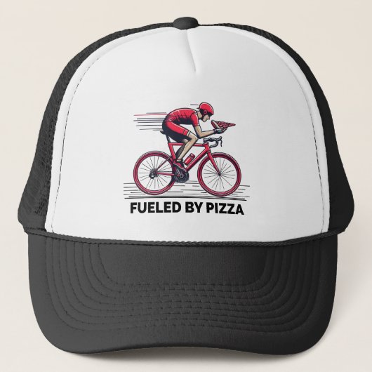 Aangewakkerd door Pizza Cyclist Trucker Pet (Voorkant)