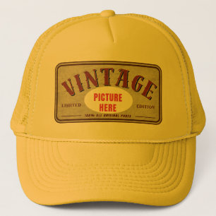 AANGEWERKT VINTAGE GELIMITEERDE EDITIE PERSOONLIJK TRUCKER PET