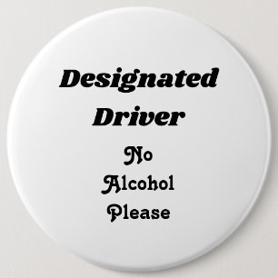 Aangewezen Bestuurder 6" Button