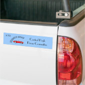 Aangewezen bestuurder Blauwe Bumpersticker (Op Truck)