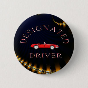 Aangewezen bestuurder - DRAGON Ronde Button 5,7 Cm
