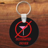 Aangewezen bestuurder Geen alcohol Sleutelhanger (Voorkant)