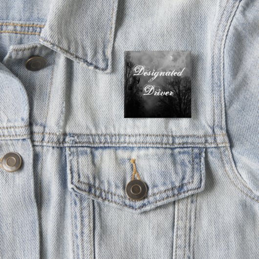 Aangewezen bestuurder Halloween Sky Button (In situ)