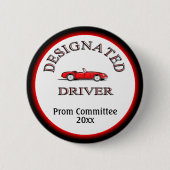 Aangewezen bestuurder met jaar ronde button 5,7 cm (Voorkant)