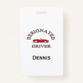 Aangewezen bestuurdersaanmeldingsformulieren badge (Voorkant)