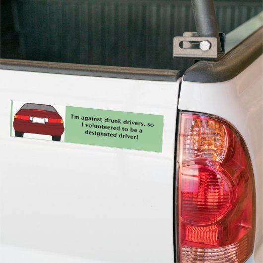 Aangewezen bestuurdersBumpersticker Bumpersticker (Op Truck)