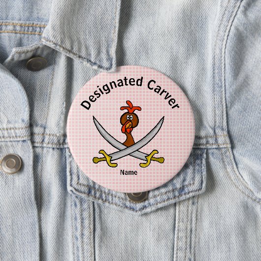 Aangewezen Carver Thanksgiving Button (In situ)