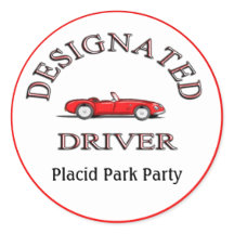 Aangewezen chauffeur Stickers Gepersonaliseerde St