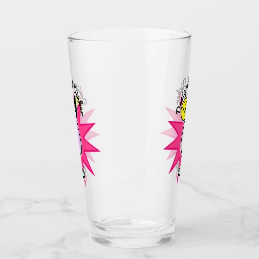 Aangewezen Dinker - Roze Cocktail met Pickleball  Glas (Links)