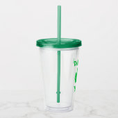 Aangewezen Drinker St Patrick's Day Acryl Drinkbeker (Rechts)