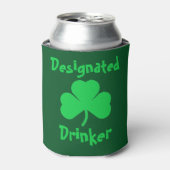 Aangewezen Drinker St Patrick's Day Blikjeskoeler (Blikje Voorkant)