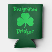 Aangewezen Drinker St Patrick's Day Blikjeskoeler (Voorkant)