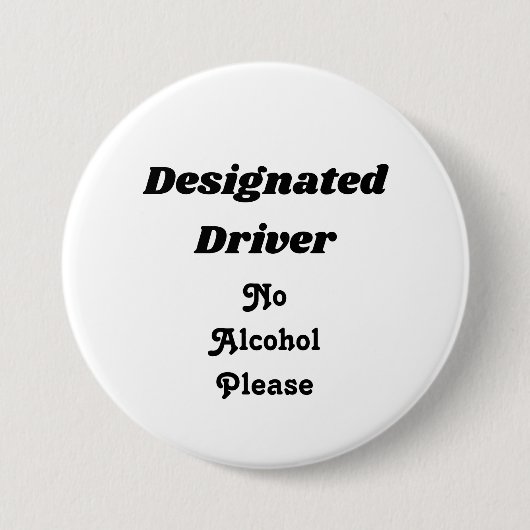 Aangewezen driver 3-inch Button (Voorkant)