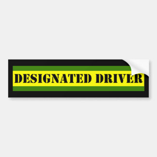 Aangewezen driver Bumpersticker